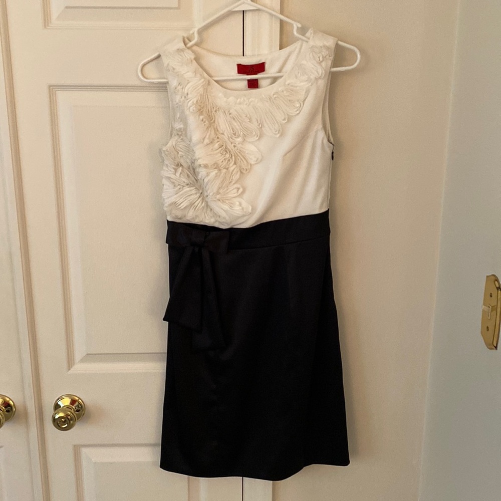 Js Collection Black And White Semi Formal Dress. - image 1